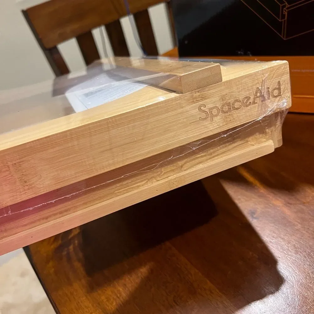 Bamboo‎ Plate Dispenser for Kitchen